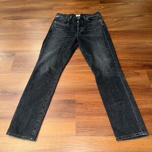 Citizens of Humanity Olivia High Rise Slim Ankle Jeans 26 Dark Wash Denim